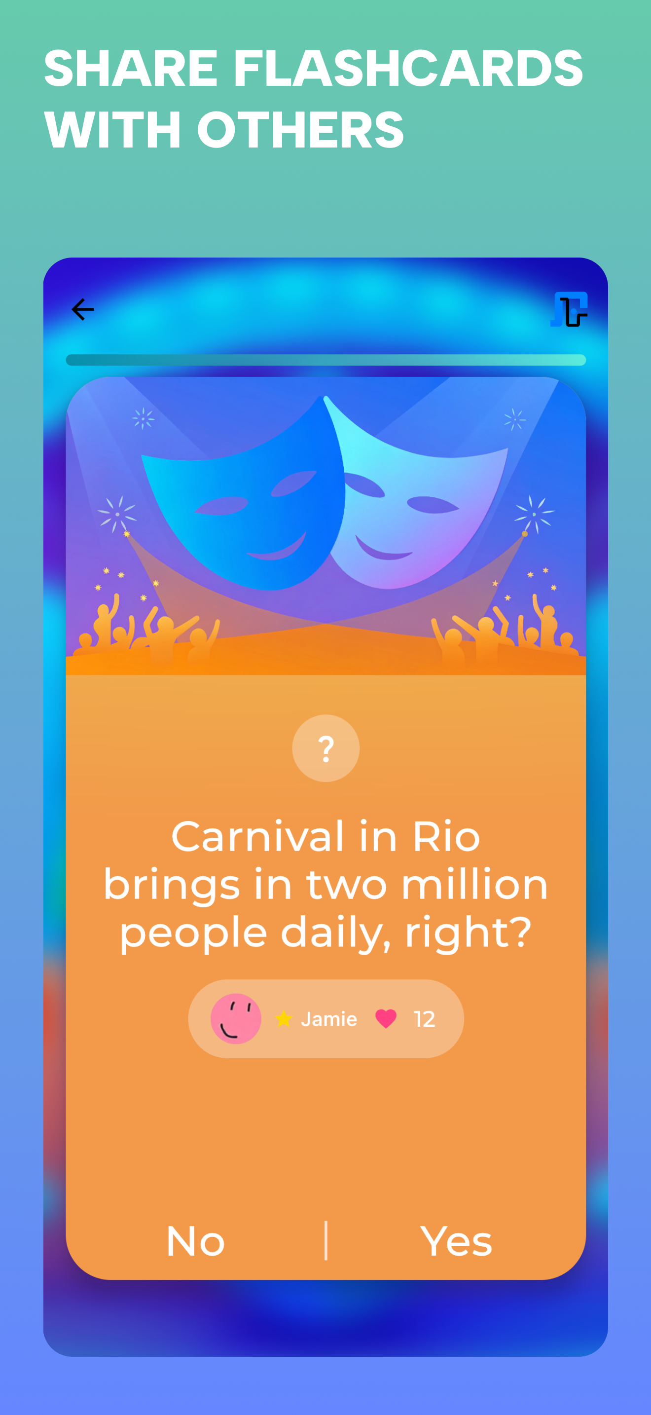 Spaced repetition quiz flow